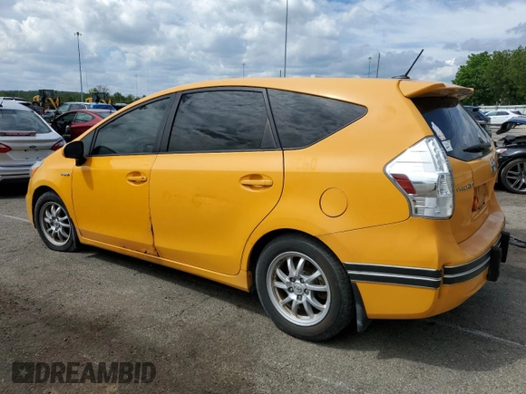 2013 Toyota Prius Two with VIN JTDZN3EU7D3257151, listed as a Copart auction lot 56364445 with 380,553 mi miles and Clean Title. Bid and sale history available at DreamBid. Image 2.