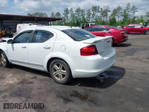 2012 Dodge Avenger SXT with VIN 1C3CDZCB5CN156288, listed as a IAAI auction lot 42115638 with 157,534 mi miles and . Bid and sale history available at DreamBid. Image 3.