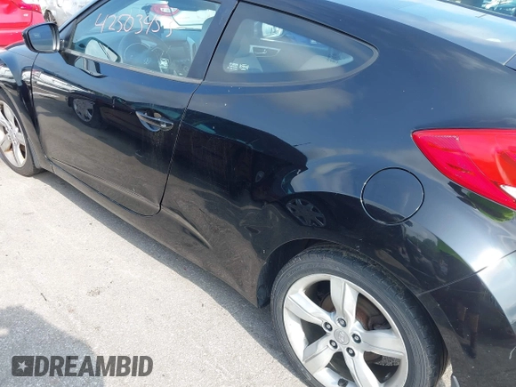 2013 Hyundai Veloster w/Gray Int with VIN KMHTC6ADXDU086856, listed as a IAAI auction lot 42503453 with 187,657 mi miles and . Bid and sale history available at DreamBid. Image 6.