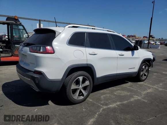 2021 Jeep Cherokee Limited with VIN 1C4PJLDX9MD187290, listed as a Copart auction lot 54074895 with 63,642 mi miles and Salvage title. Bid and sale history available at DreamBid. Image 3.