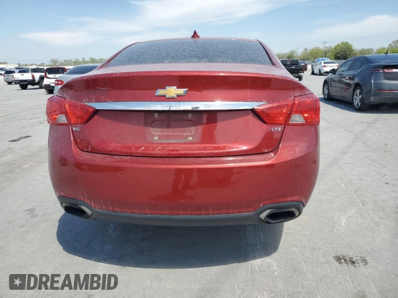 2015 Chevrolet Impala LTZ with VIN 2G1165S37F9234179, listed as a Copart auction lot 53099535 with 176,801 mi miles and Salvage Title. Bid and sale history available at DreamBid. Image 6.