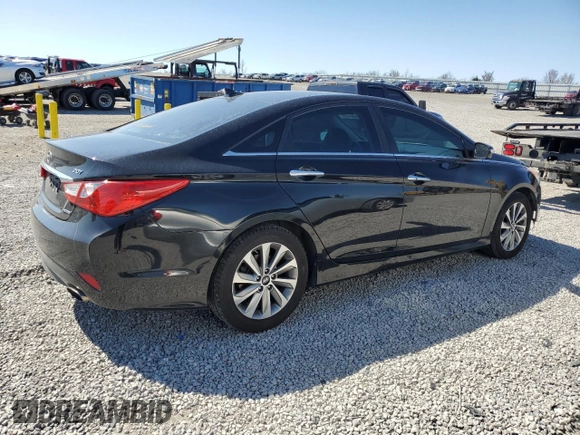2014 Hyundai Sonata Limited with VIN 5NPEC4AB2EH905757, listed as a Copart auction lot 50533495 with 173,930 mi miles and Salvage Title. Bid and sale history available at DreamBid. Image 3.