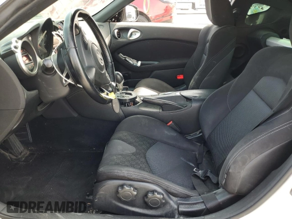 2013 Nissan 370Z with VIN JN1AZ4EH9DM381266, listed as a Copart auction lot 59989515 with 170,900 mi miles and Salvage title. Bid and sale history available at DreamBid. Image 7.