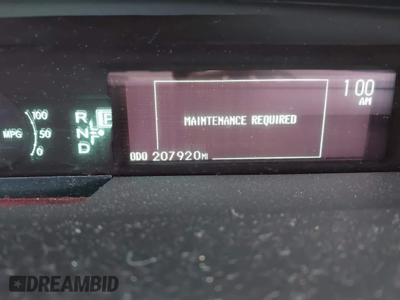 2013 Toyota Prius with VIN JTDKN3DP2D3032147, listed as a IAAI auction lot 41915296 with 207,920 mi miles and . Bid and sale history available at DreamBid. Image 16.