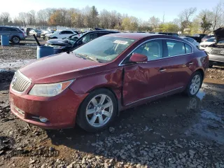 2010 Buick LaCrosse CXL with VIN 1G4GC5EG4AF270786, listed as a Copart auction lot 52220335 with 80,475 mi miles and Salvage Title. Bid and sale history available at carsss.com. Image 1.