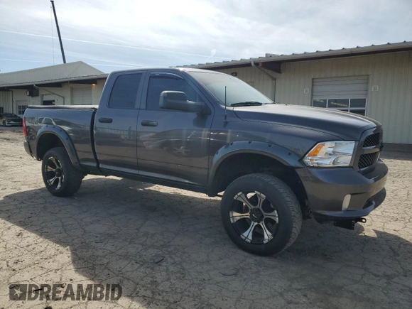 2014 Ram 1500 Tradesman with VIN 1C6RR7FG1ES466307, listed as a Copart auction lot 47203055 with 113,668 mi miles and Salvage Title. Bid and sale history available at carsss.com. Image 4.
