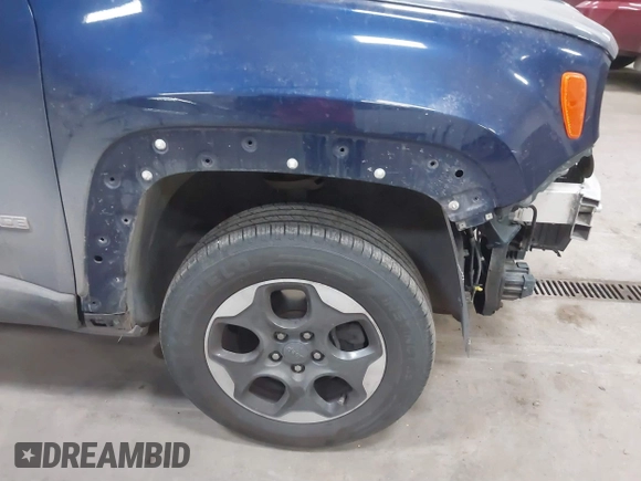 2018 Jeep Renegade Sport with VIN ZACCJBAB8JPG63818, listed as a IAAI auction lot 41749587 with 103,448 mi miles and . Bid and sale history available at DreamBid. Image 16.
