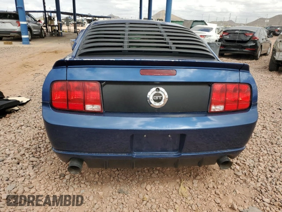 2007 Ford Mustang GT Deluxe with VIN 1ZVFT82H175214802, listed as a Copart auction lot 50828905 with 116,243 mi miles and Salvage Title. Bid and sale history available at carsss.com. Image 6.