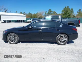 2021 Infiniti Q50 3.0t LUXE with VIN JN1EV7BP2MM707788, listed as a IAAI auction lot 41839281 with 125,173 mi miles. Bid and sale history available at carsss.com. Image 14.