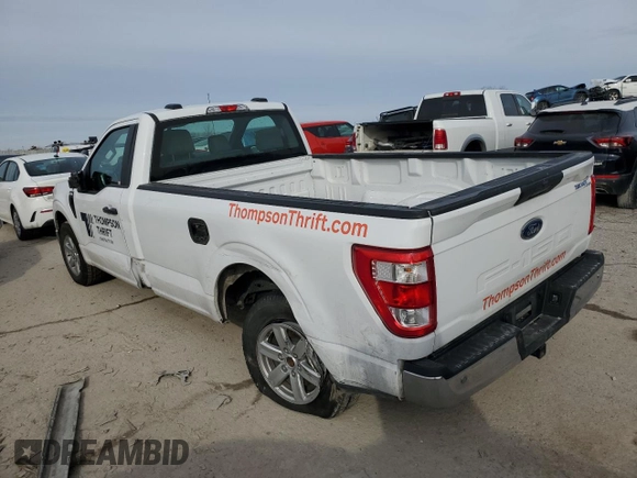 2022 Ford F-150 XL with VIN 1FTMF1CB7NKD93655, listed as a Copart auction lot 44081205 with 90,463 mi miles and Salvage Title. Bid and sale history available at carsss.com. Image 2.