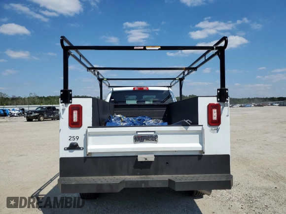 2023 Ram 2500 Tradesman with VIN 3C7WR4HJ7PG543522, listed as a Copart auction lot 76047994 with 20,761 mi miles and Salvage Title. Bid and sale history available at carsss.com. Image 6.