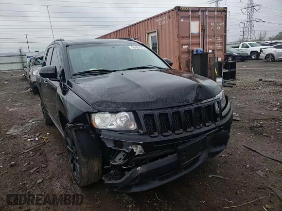 2014 Jeep Compass Altitude with VIN 1C4NJCBA5ED764002, listed as a Copart auction lot 50450143 with 0 mi miles and Salvage Title. Bid and sale history available at carsss.com. Image 10.