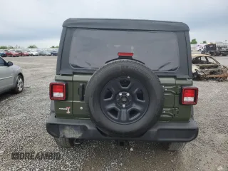 2021 Jeep Wrangler Unlimited Sport S with VIN 1C4HJXDNXMW717149, listed as a Copart auction lot 55469785 with 68,808 mi miles and Salvage title. Bid and sale history available at DreamBid. Image 6.