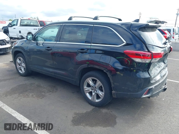 2017 Toyota Highlander Limited with VIN 5TDDZRFH5HS451698, listed as a IAAI auction lot 42233035 with 79,746 mi miles and . Bid and sale history available at DreamBid. Image 3.