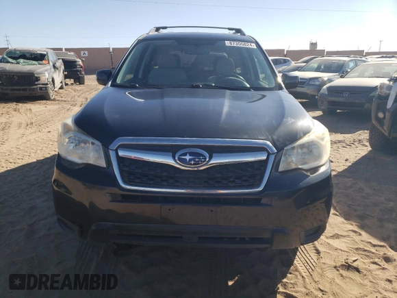 2014 Subaru Forester 2.5i Premium with VIN JF2SJACC0EG452578, listed as a Copart auction lot 87355824 with 80,600 mi miles and Salvage Title. Bid and sale history available at carsss.com. Image 5.