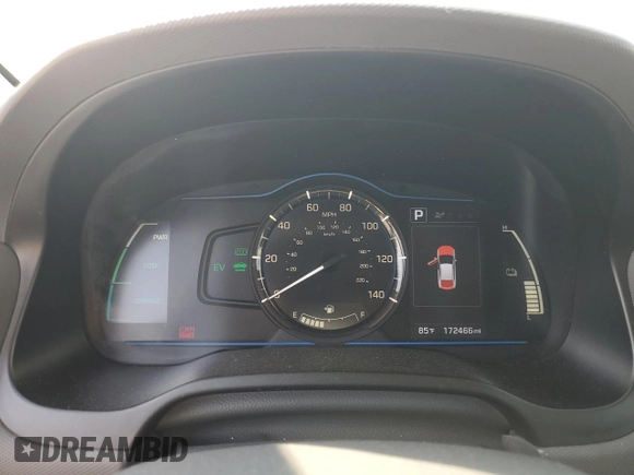 2019 Hyundai Ioniq Blue with VIN KMHC65LC4KU178841, listed as a Copart auction lot 55676285 with 172,466 mi miles and Clean Title. Bid and sale history available at DreamBid. Image 9.