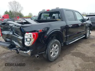 2022 Ford F-150 XL with VIN 1FTFW1E58NFB02945, listed as a IAAI auction lot 42013490 with 39,847 mi miles. Bid and sale history available at carsss.com. Image 4.