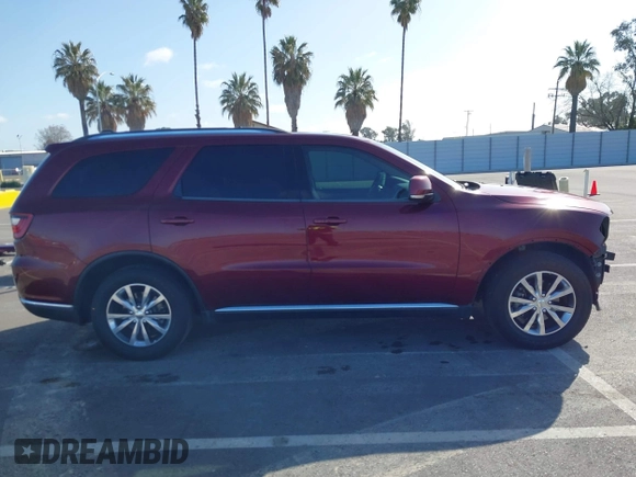2016 Dodge Durango Limited with VIN 1C4RDHDG5GC459549, listed as a IAAI auction lot 41959863 with 93,760 mi miles. Bid and sale history available at carsss.com. Image 14.