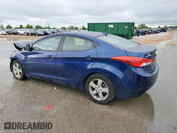 2013 Hyundai Elantra Limited with VIN KMHDH4AE5DU557590, listed as a Copart auction lot 54790675 with 156,900 mi miles and Salvage Title. Bid and sale history available at DreamBid. Image 2.