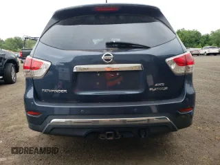 2015 Nissan Pathfinder Platinum with VIN 5N1AR2MM0FC604010, listed as a Copart auction lot 62096355 with 157,393 mi miles and Clean title. Bid and sale history available at DreamBid. Image 6.