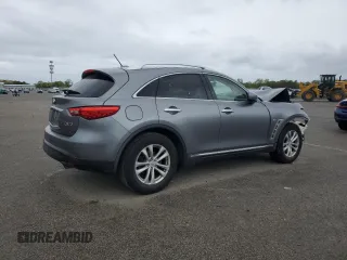 2017 Infiniti QX70 z VIN JN8CS1MW6HM414016, wystawiony jako Copart lot #57485265 z przebiegiem 102 017 mil mil oraz Szkoda całkowita • Salvage title. Historia ofert i sprzedaży dostępna na DreamBid. Obrazek 3.