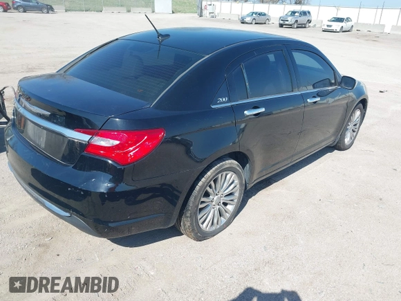 2012 Chrysler 200 Limited with VIN 1C3CCBCG6CN186566, listed as a IAAI auction lot 42085633 with 169,286 mi miles and . Bid and sale history available at DreamBid. Image 4.