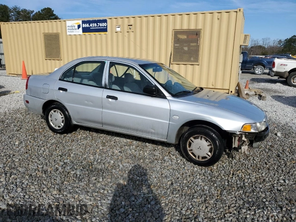 1998 Mitsubishi Mirage DE with VIN JA3AY26A3WU041117, listed as a Copart auction lot 88280675 with 213,243 mi miles and Salvage title. Bid and sale history available at DreamBid. Image 4.