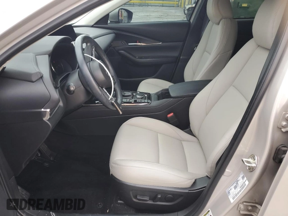 2023 Mazda CX-30 S Carbon Edition with VIN 3MVDMBCM5PM585339, listed as a Copart auction lot 43573935 with 12,676 mi miles and Salvage Title. Bid and sale history available at DreamBid. Image 7.