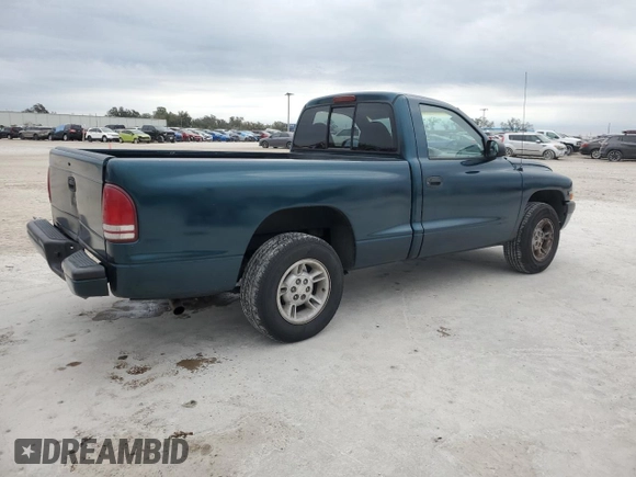 1997 Dodge Dakota with VIN 1B7FL26X1VS151362, listed as a Copart auction lot 88456545 with 177,289 mi miles and Salvage Title. Bid and sale history available at carsss.com. Image 3.