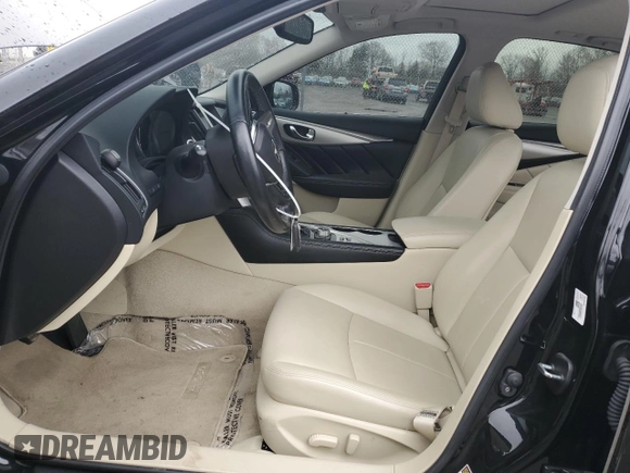 2020 Infiniti Q50 with VIN JN1EV7AR3LM252421, listed as a Copart auction lot 52086965 with 37,087 mi miles and Salvage Title. Bid and sale history available at DreamBid. Image 7.