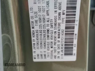 2007 Honda CR-V EX-L z VIN JHLRE48737C114362, wystawiony jako Copart lot #58256055 z przebiegiem 467 453 mil mil oraz Szkoda całkowita • Salvage title. Historia ofert i sprzedaży dostępna na DreamBid. Obrazek 13.