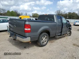 2005 Ford F-150 STX with VIN 1FTRX12W45NB42078, listed as a Copart auction lot 48613525 with 215,237 mi miles and Salvage Title. Bid and sale history available at carsss.com. Image 3.