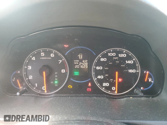 2004 Acura TSX w/Navigation with VIN JH4CL969X4C021469, listed as a Copart auction lot 60602785 with 201,623 mi miles and Salvage title. Bid and sale history available at DreamBid. Image 9.