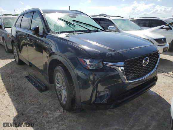 2024 Mazda CX-90 3.3 Turbo Select with VIN JM3KKAHD8R1153644, listed as a Copart auction lot 77139634 with 0 mi miles and Non Repairable. Bid and sale history available at carsss.com. Image 4.