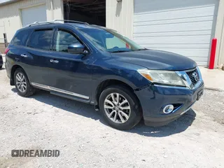 2014 Nissan Pathfinder S with VIN 5N1AR2MM1EC681791, listed as a IAAI auction lot 42662182 with 119,835 mi miles and . Bid and sale history available at DreamBid. Image 1.