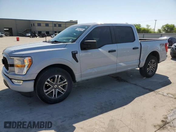 2021 Ford F-150 XL with VIN 1FTEW1CP2MKE92396, listed as a Copart auction lot 50442305 with 44,627 mi miles and Clean title. Bid and sale history available at DreamBid. Image 1.