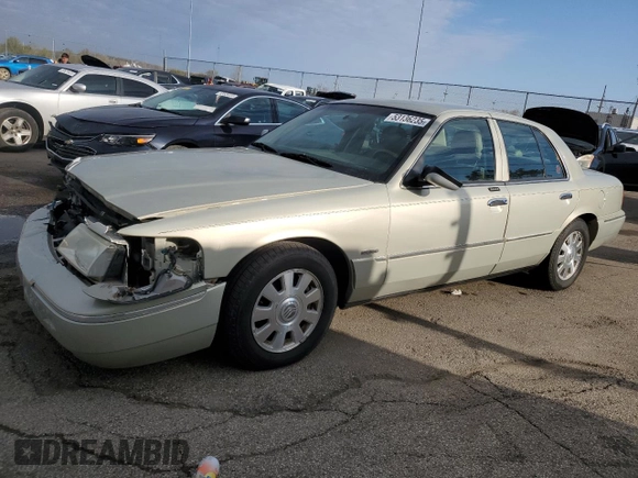 2004 Mercury Grand Marquis LS Premium z VIN 2MEHM75W64X694289, wystawiony jako Copart lot #53136235 z przebiegiem 131 917 mil mil oraz Szkoda całkowita • Salvage title. Historia ofert i sprzedaży dostępna na DreamBid. Obrazek 1.