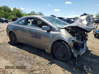 2008 Honda Civic Cpe LX with VIN 2HGFG12678H526728, listed as a Copart auction lot 88796065 with 193,445 mi miles and Non Repairable. Bid and sale history available at carsss.com. Image 4.