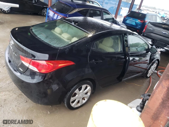 2011 Hyundai Elantra Ltd with VIN KMHDH4AE5BU168140, listed as a Copart auction lot 48979085 with 94,426 mi miles and Non Repairable. Bid and sale history available at carsss.com. Image 3.