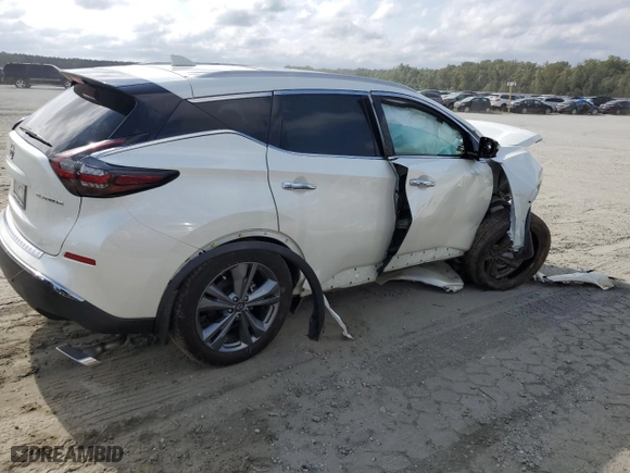 2023 Nissan Murano Platinum with VIN 5N1AZ2DJ5PC121295, listed as a Copart auction lot 71807944 with 17,286 mi miles and Salvage Title. Bid and sale history available at carsss.com. Image 3.