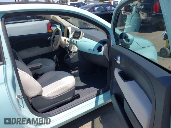 2017 FIAT 500 Pop with VIN 3C3CFFLR3HT506062, listed as a IAAI auction lot 42444159 with 118,393 mi miles and . Bid and sale history available at DreamBid. Image 5.
