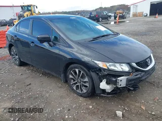 2015 Honda Civic EX with VIN 19XFB2F80FE223314, listed as a IAAI auction lot 41866794 with 157,343 mi miles and . Bid and sale history available at DreamBid. Image 1.