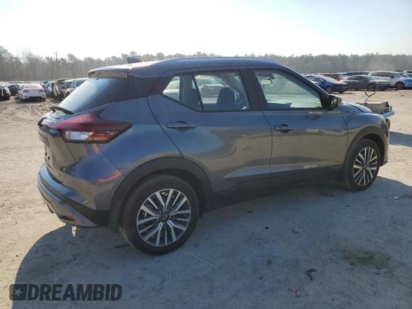 2024 Nissan Kicks SV with VIN 3N1CP5CV9RL529835, listed as a Copart auction lot 46814835 with 3,506 mi miles and Salvage Title. Bid and sale history available at carsss.com. Image 3.