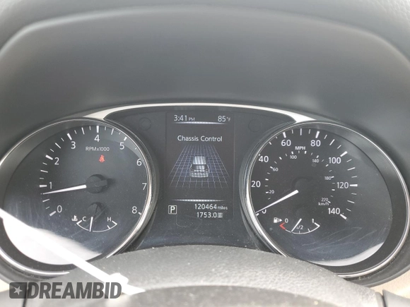 2016 Nissan Rogue S with VIN 5N1AT2MNXGC824329, listed as a Copart auction lot 54389435 with 120,464 mi miles and Salvage Title. Bid and sale history available at DreamBid. Image 9.