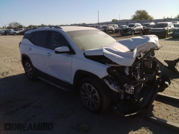2020 GMC Terrain SLT z VIN 3GKALPEX1LL216929, wystawiony jako Copart lot #58873185 z przebiegiem 43 449 mil mil oraz Szkoda całkowita • Salvage title. Historia ofert i sprzedaży dostępna na DreamBid. Obrazek 4.