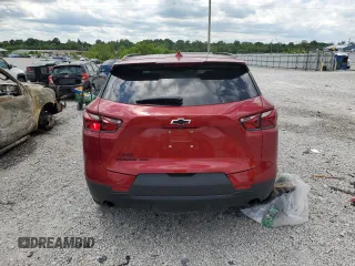 2022 Chevrolet Blazer LT with VIN 3GNKBHR46NS123137, listed as a Copart auction lot 57563955 with 38,510 mi miles and Salvage title. Bid and sale history available at DreamBid. Image 6.