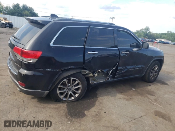 2014 Jeep Grand Cherokee Limited with VIN 1C4RJFBGXEC156215, listed as a Copart auction lot 61475895 with 154,507 mi miles and Salvage title. Bid and sale history available at DreamBid. Image 3.
