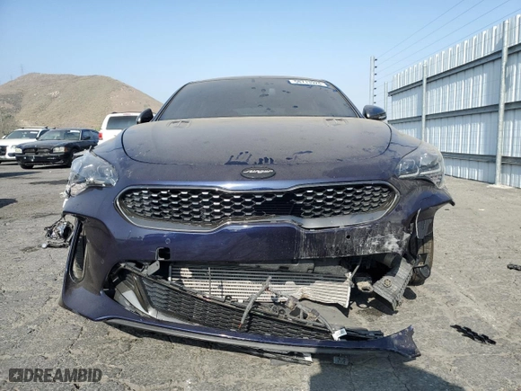 2020 Kia Stinger GT with VIN KNAE35LC0L6086859, listed as a Copart auction lot 58713924 with 38,837 mi miles and Salvage Title. Bid and sale history available at carsss.com. Image 5.