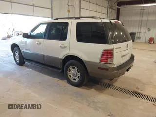 2002 Mercury Mountaineer with VIN 4M2ZU86E32ZJ23992, listed as a IAAI auction lot 41410337 with 231,739 mi miles and . Bid and sale history available at DreamBid. Image 3.