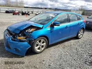 2014 Ford Focus SE with VIN 1FADP3K21EL118938, listed as a Copart auction lot 51173315 with 43,755 mi miles and Salvage Title. Bid and sale history available at carsss.com. Image 1.